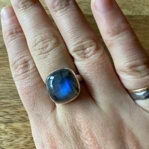 Sterling Silver Labradorite Ring